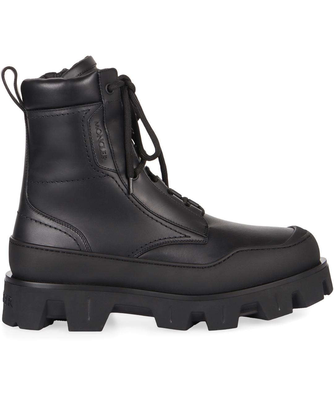 MONCLER Черные низкие ботинки, фото 2
