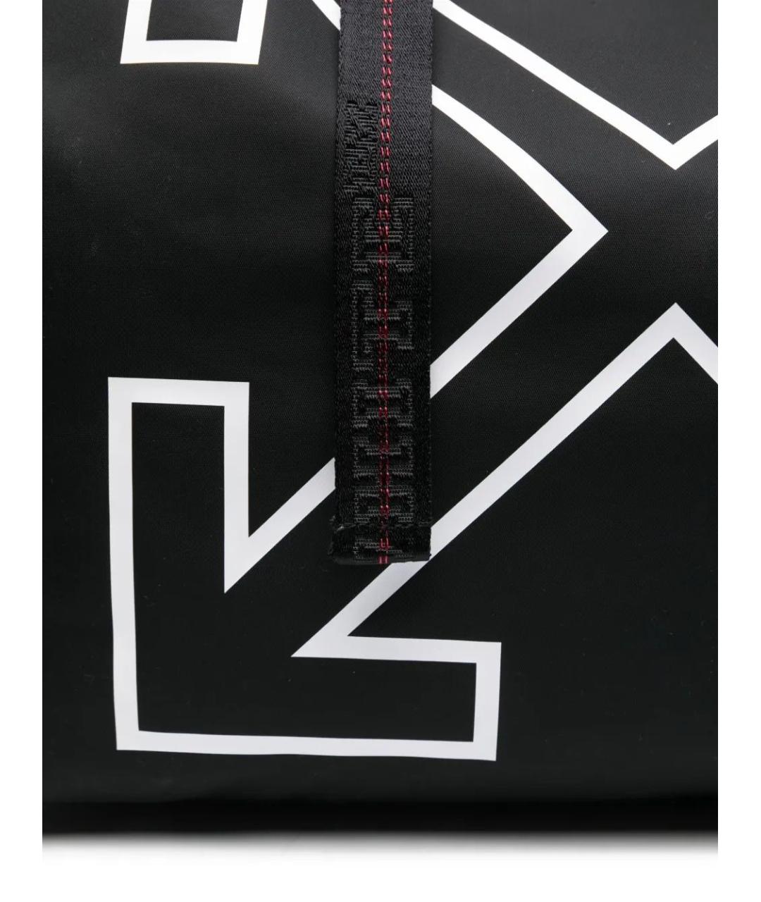 OFF-WHITE Черная сумка тоут, фото 4