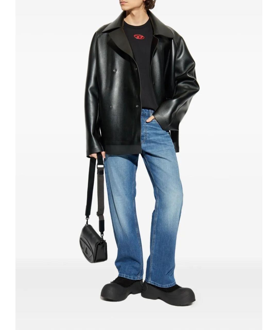 DIESEL Синие хлопковые прямые джинсы, фото 2