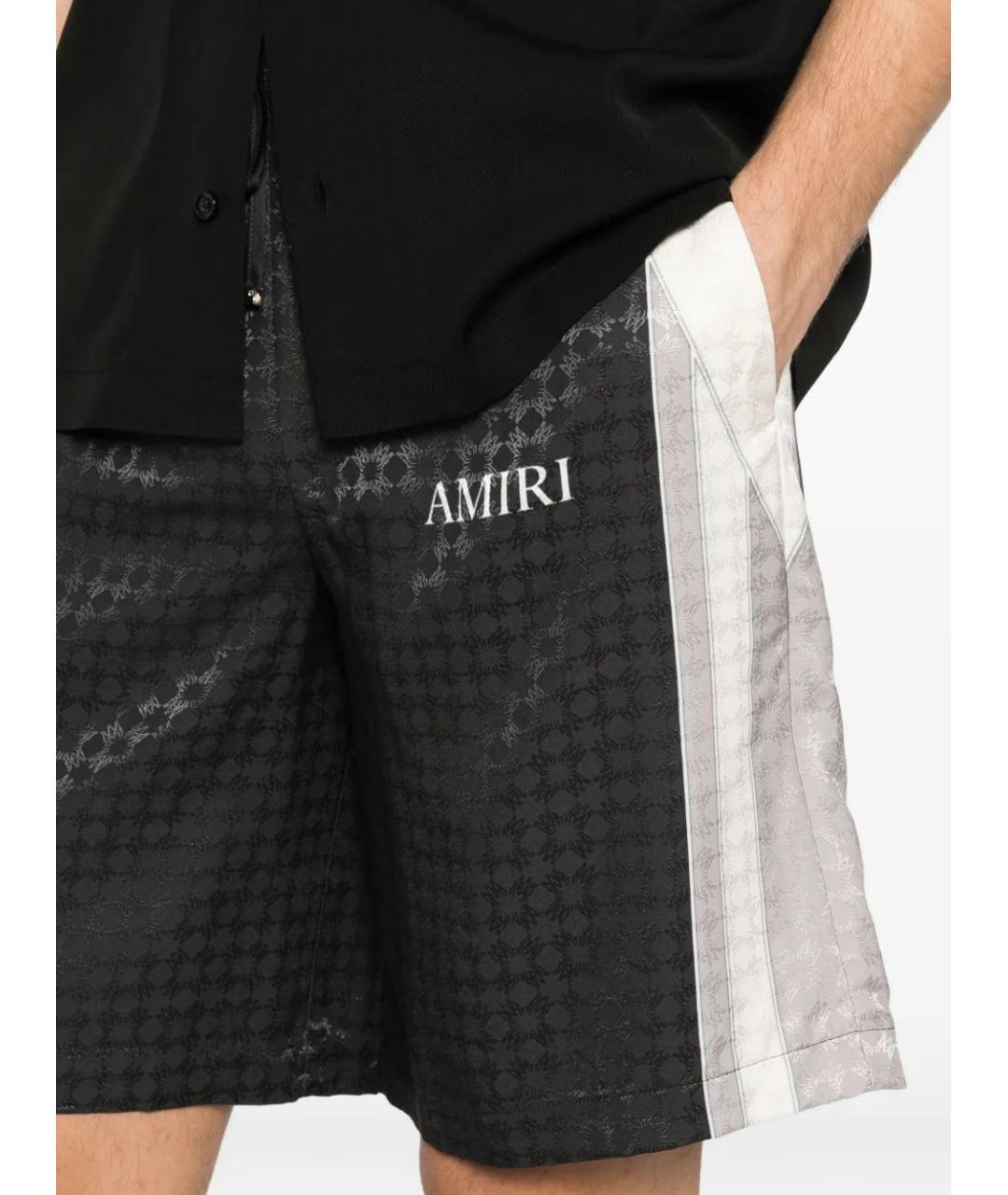 AMIRI Черные вискозные шорты, фото 5