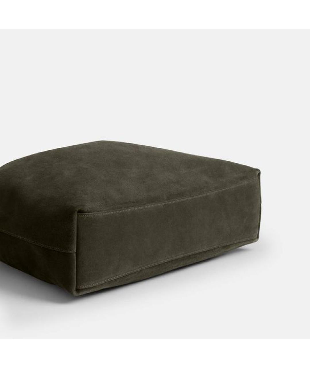 COACH Зеленая замшевая сумка через плечо, фото 5