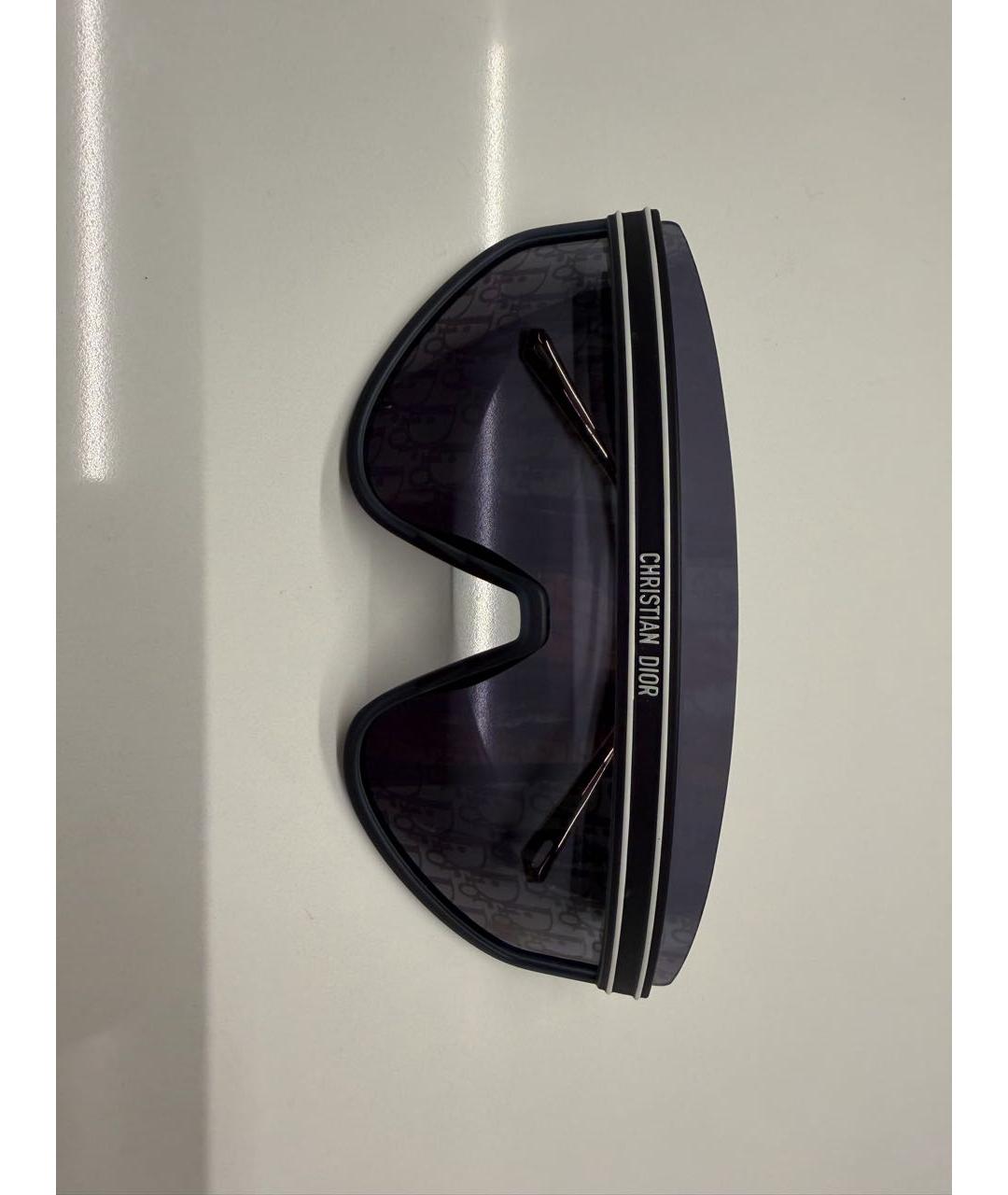 CHRISTIAN DIOR Синие пластиковые солнцезащитные очки, фото 7