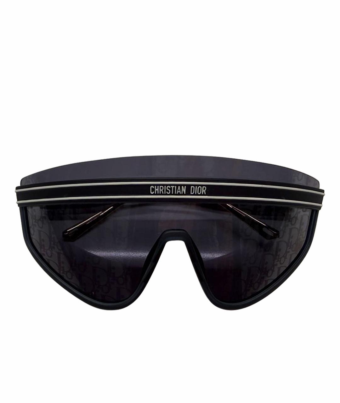 CHRISTIAN DIOR Синие пластиковые солнцезащитные очки, фото 1