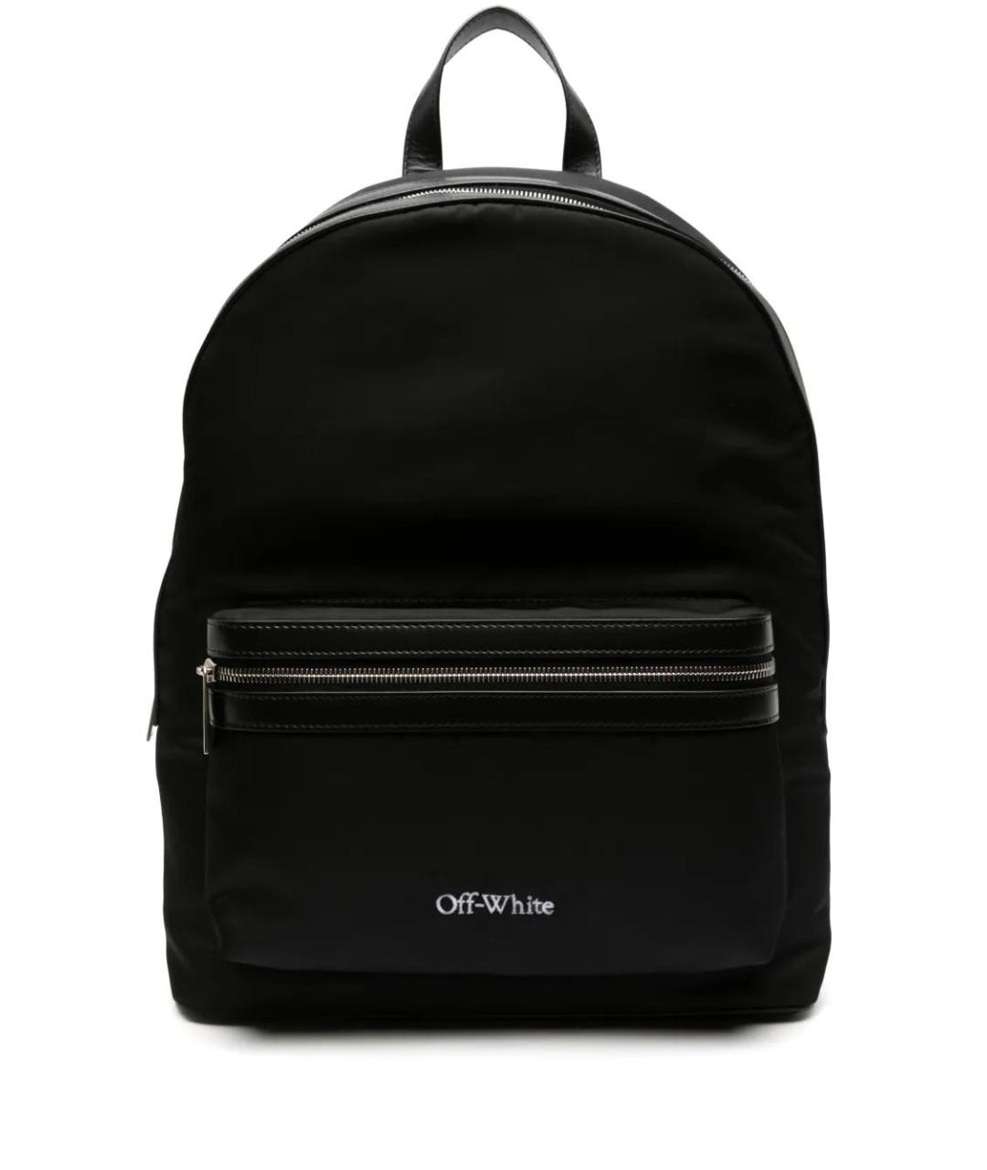 OFF-WHITE Черный тканевый рюкзак, фото 1