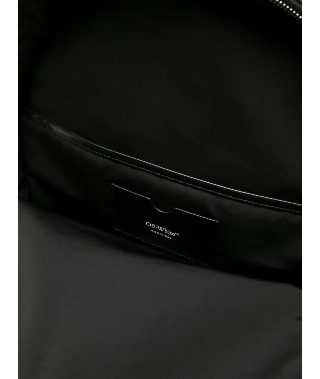 OFF-WHITE Черный тканевый рюкзак, фото 5