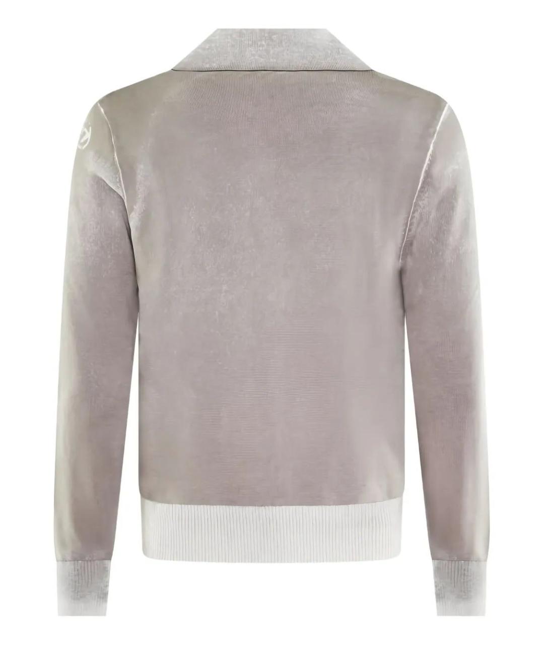 DIESEL Серый хлопковый джемпер / свитер, фото 2