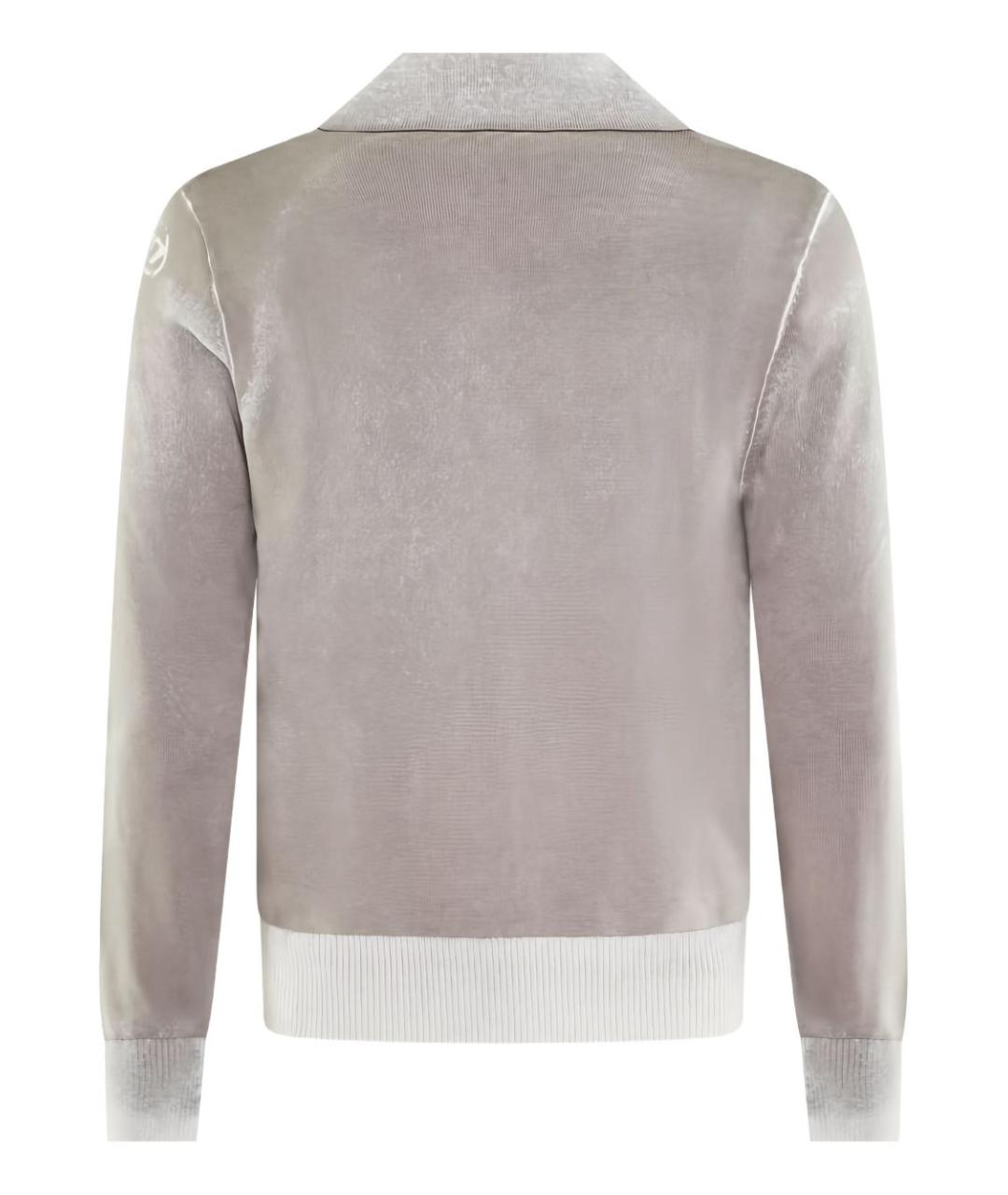 DIESEL Серый хлопковый джемпер / свитер, фото 4