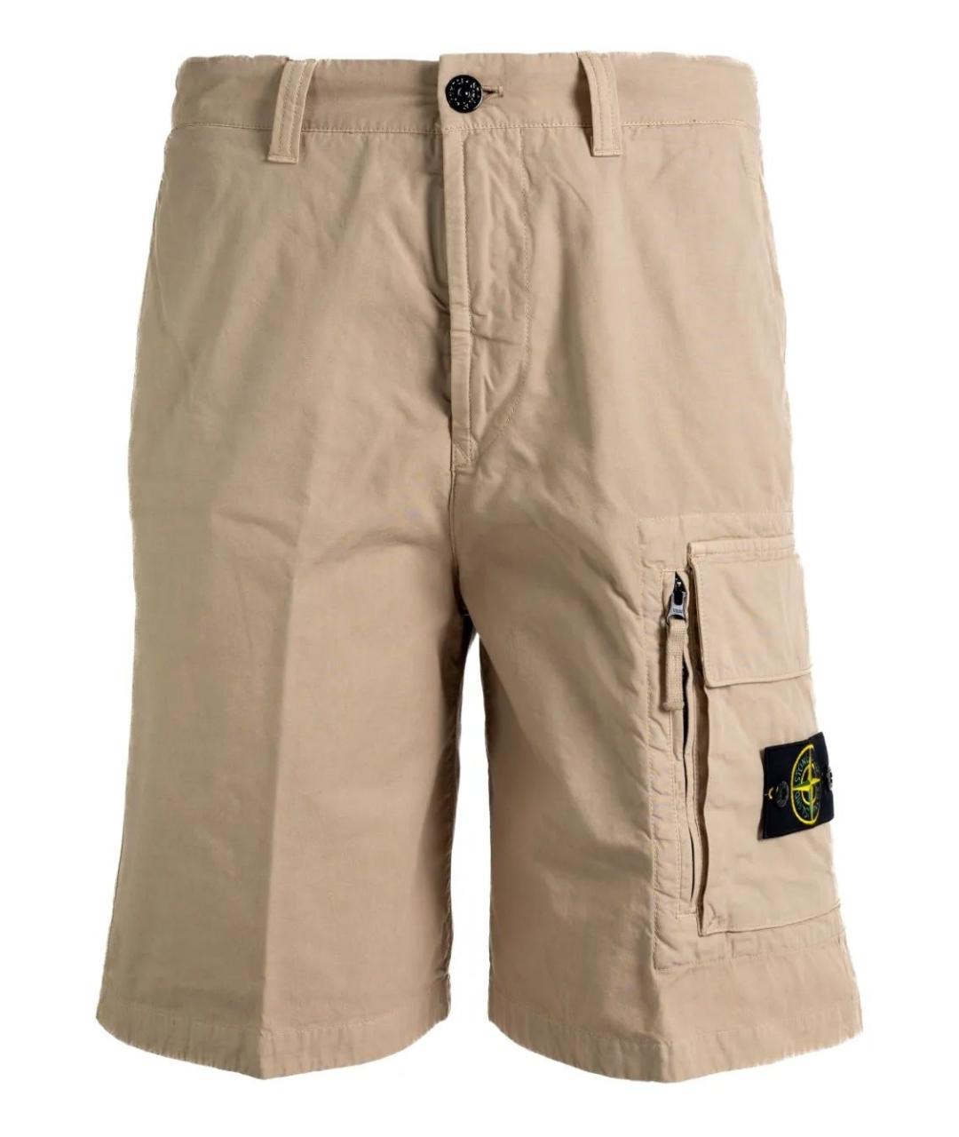 STONE ISLAND Хлопковые шорты, фото 1