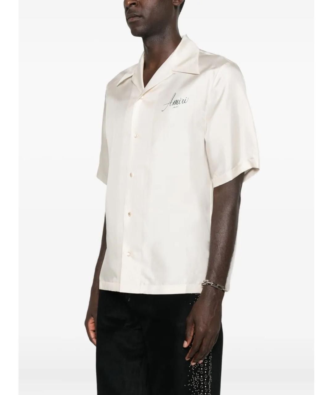 AMIRI Белая шелковая кэжуал рубашка, фото 3
