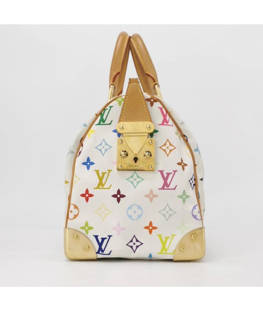 LOUIS VUITTON Белая сумка с короткими ручками, фото 2