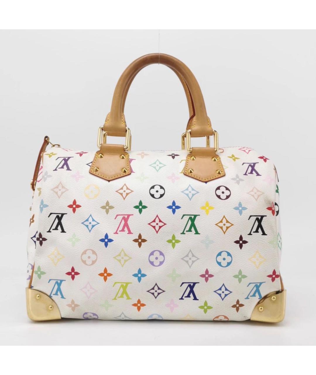 LOUIS VUITTON Белая сумка с короткими ручками, фото 3