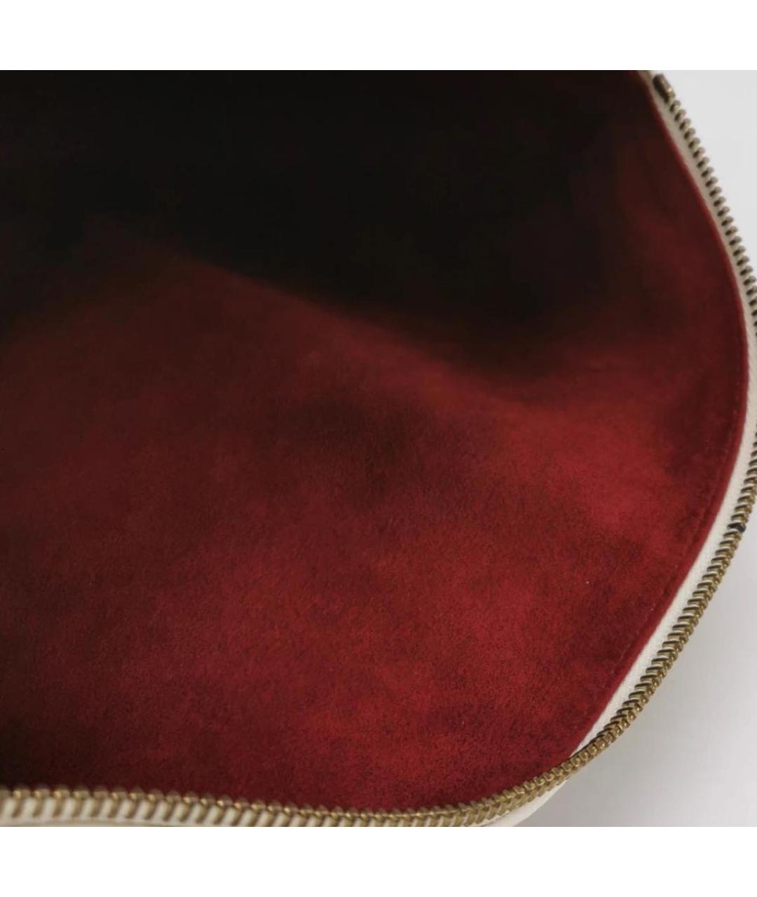 LOUIS VUITTON Белая сумка с короткими ручками, фото 4