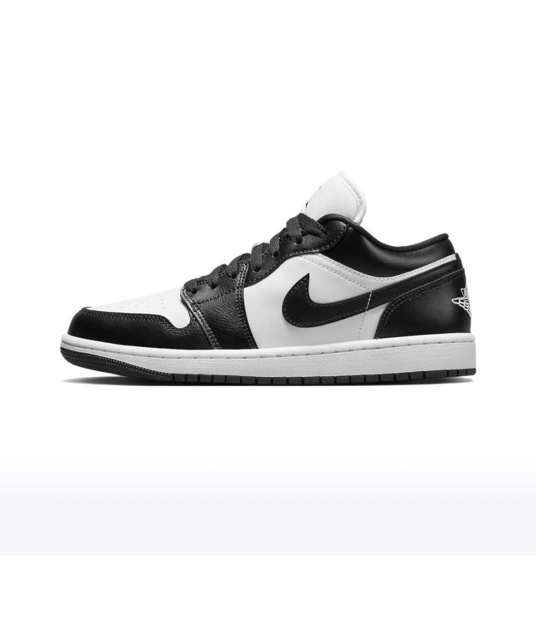 JORDAN Черные кожаные кроссовки, фото 8