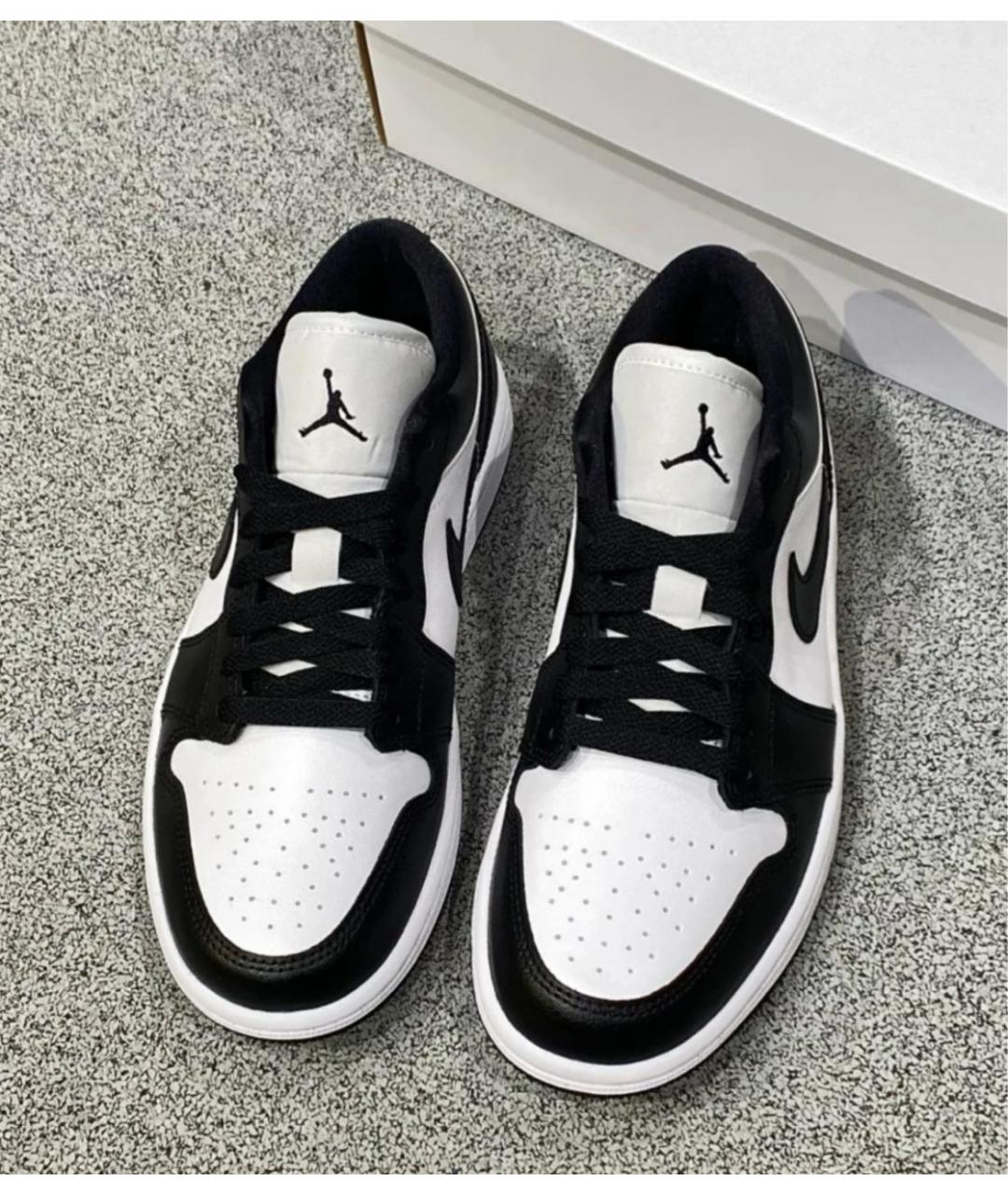 JORDAN Черные кожаные кроссовки, фото 3