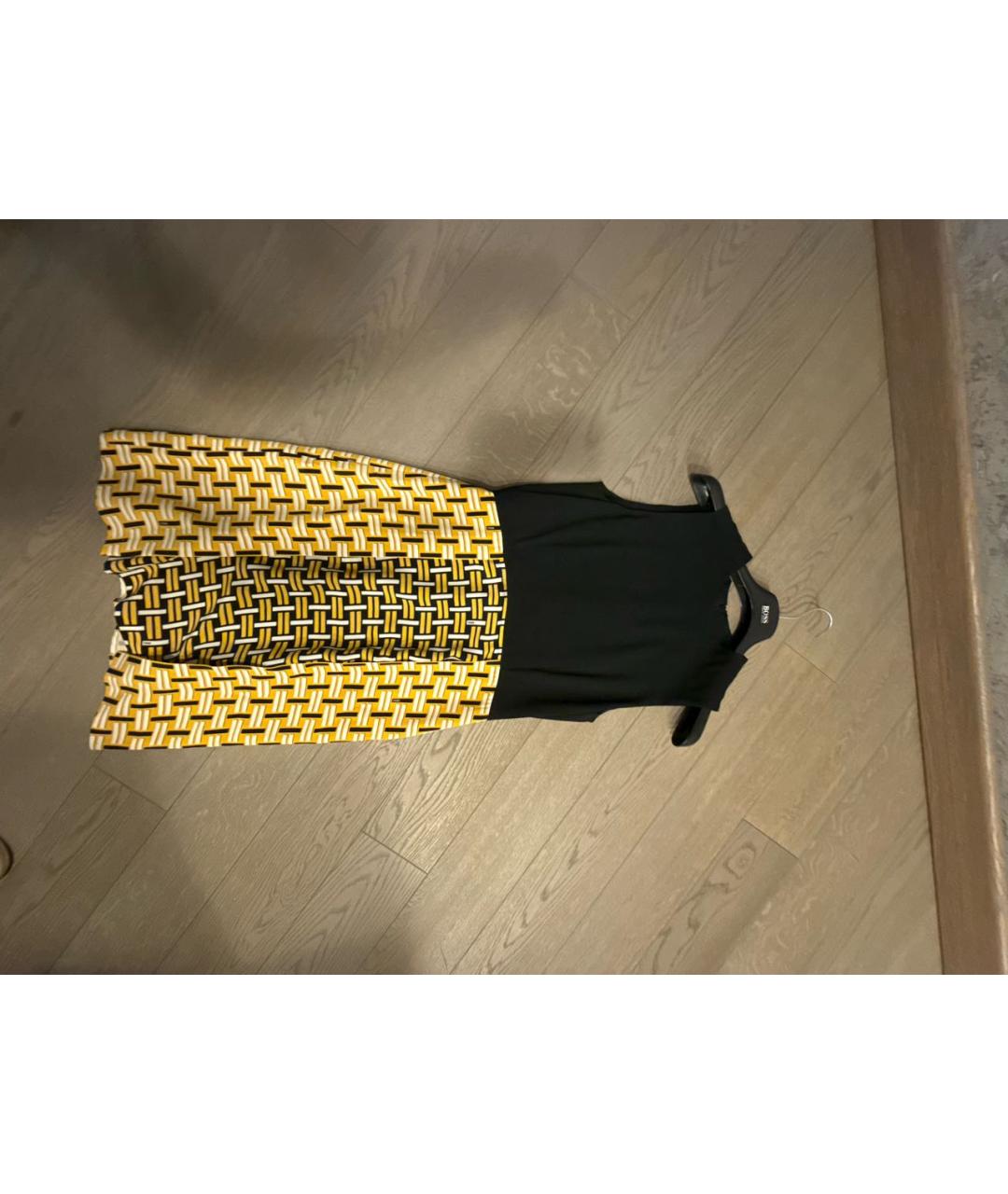 FENDI Мульти шелковое повседневное платье, фото 4