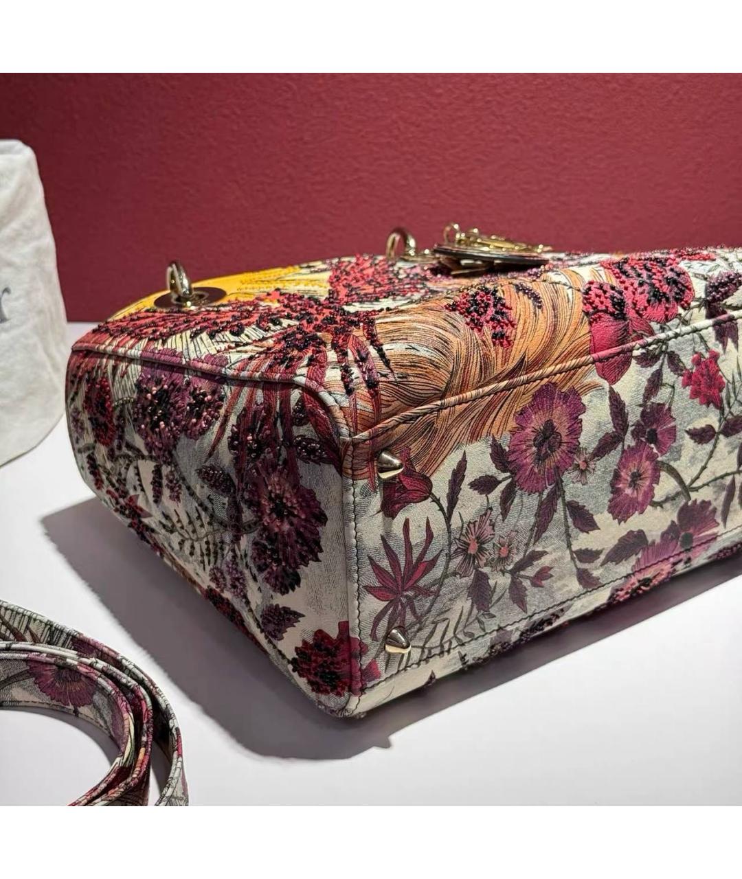 CHRISTIAN DIOR Мульти кожаная сумка с короткими ручками, фото 6