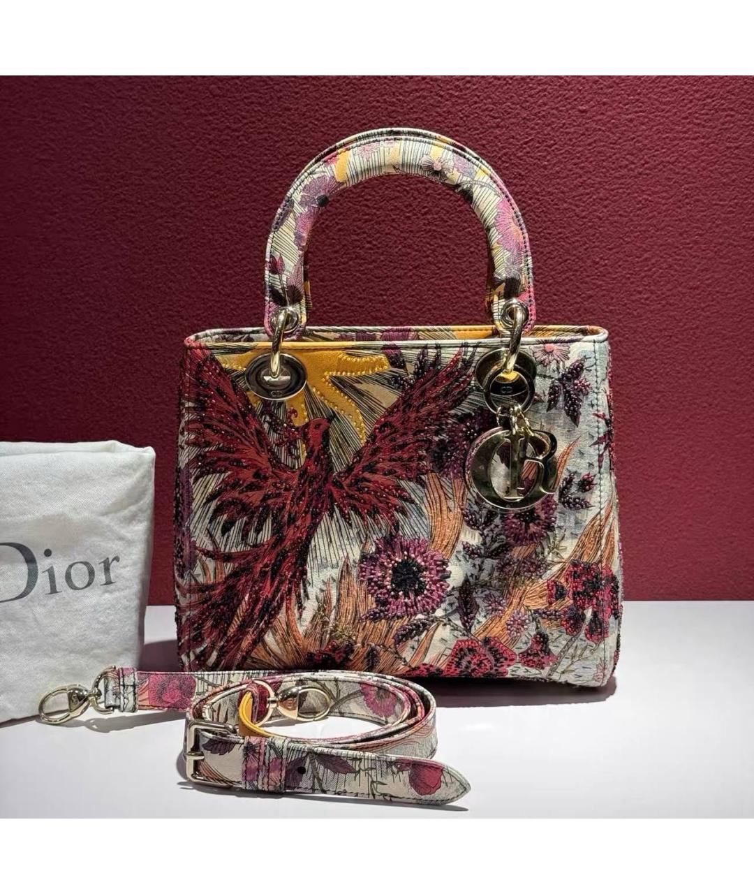 CHRISTIAN DIOR Мульти кожаная сумка с короткими ручками, фото 2