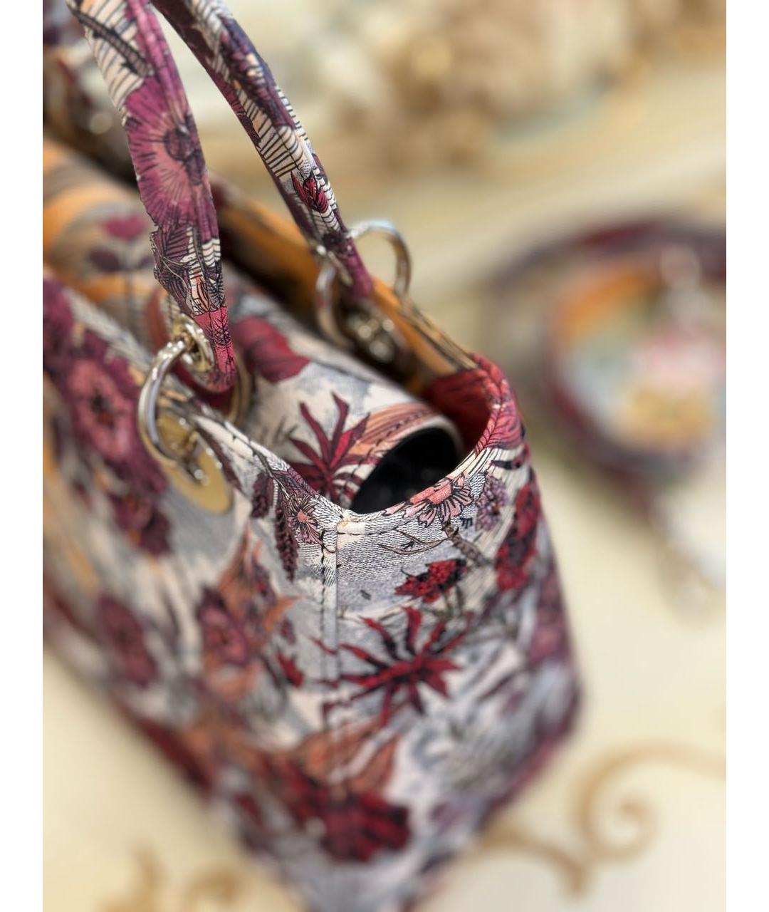 CHRISTIAN DIOR Мульти кожаная сумка с короткими ручками, фото 6