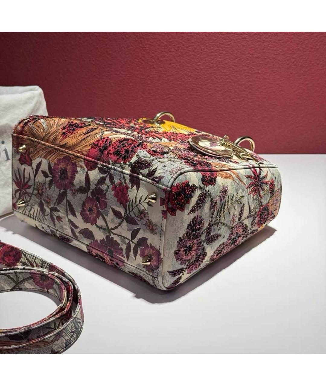 CHRISTIAN DIOR Мульти кожаная сумка с короткими ручками, фото 7