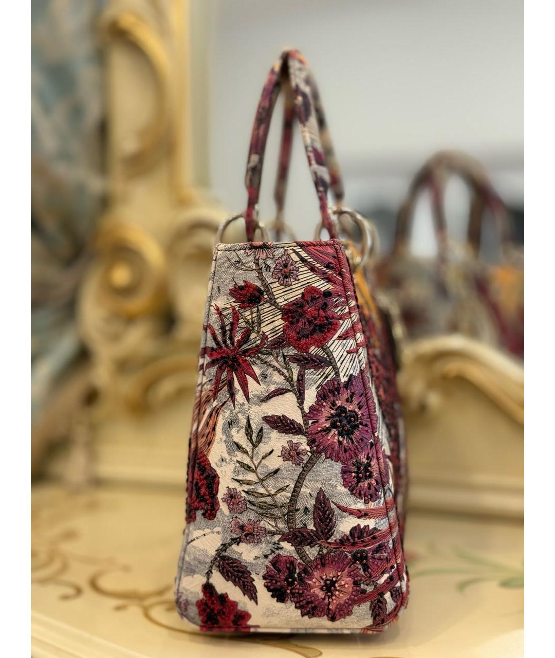 CHRISTIAN DIOR Мульти кожаная сумка с короткими ручками, фото 5