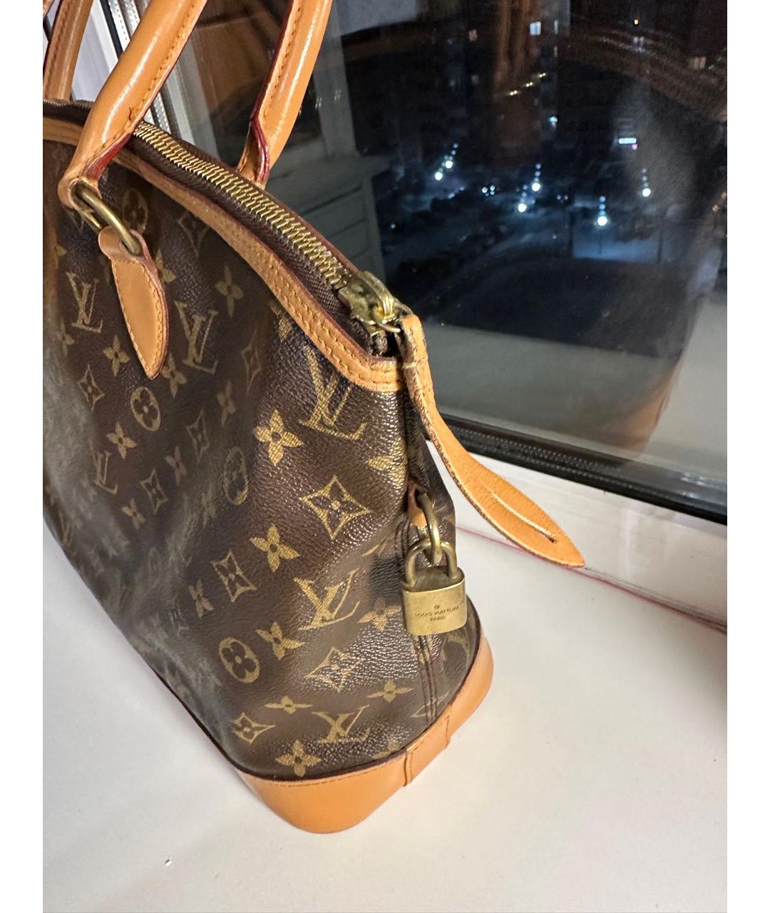 LOUIS VUITTON Коричневая сумка тоут, фото 3