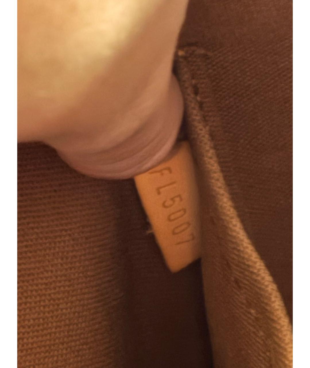 LOUIS VUITTON Коричневая сумка тоут, фото 7