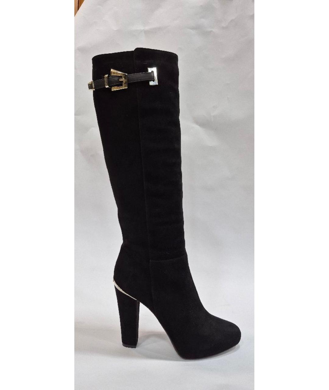 LE SILLA Черные замшевые сапоги, фото 10