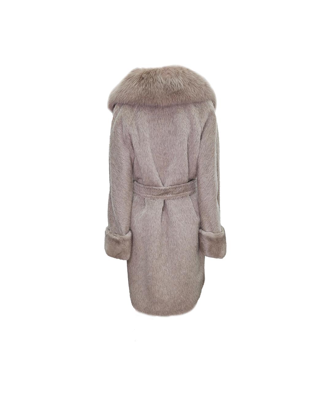 MAX MARA Бежевое шерстяное пальто, фото 2