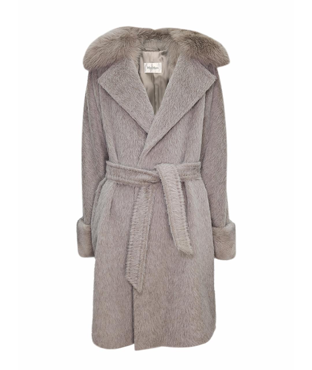 MAX MARA Бежевое шерстяное пальто, фото 1