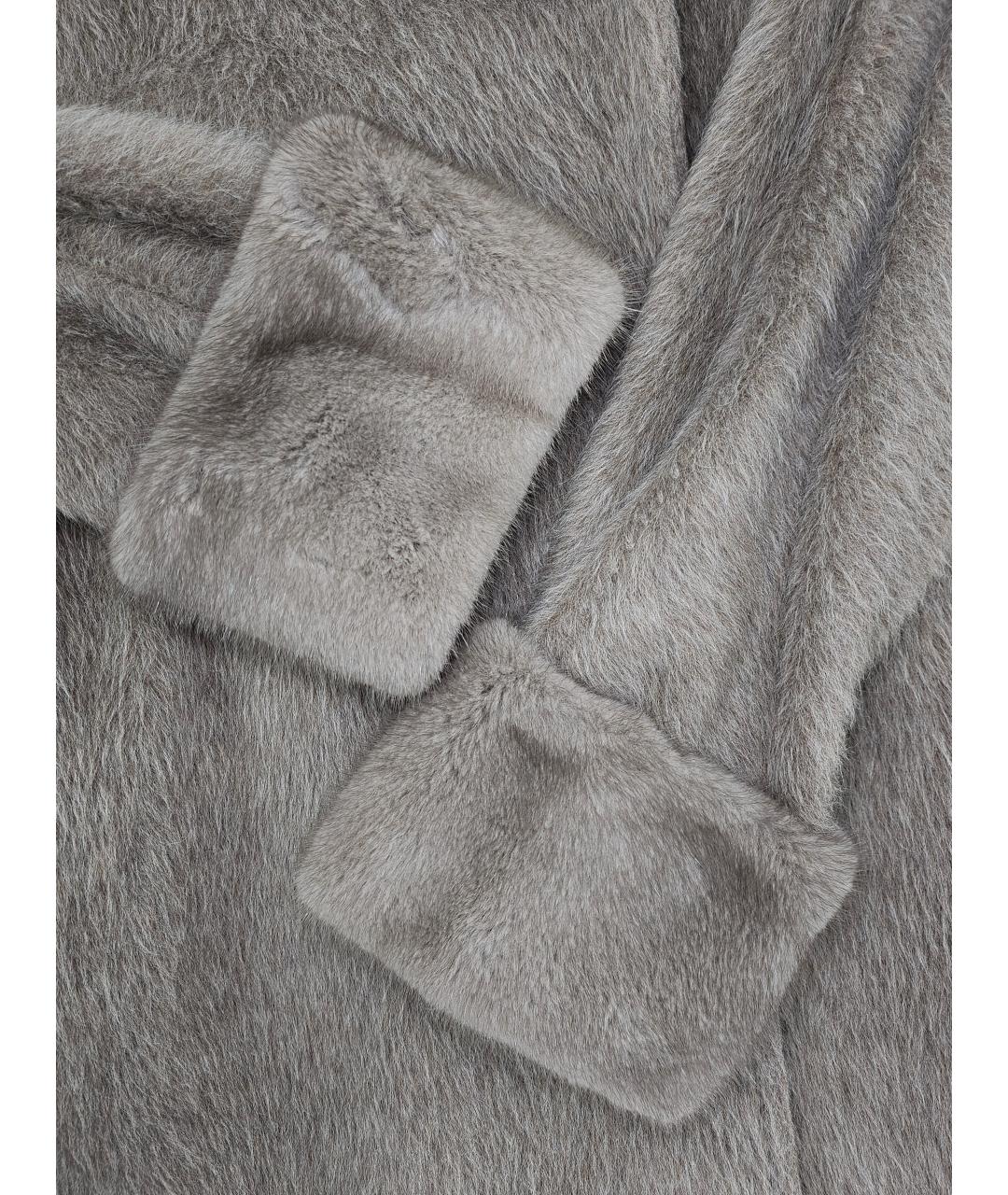 MAX MARA Бежевое шерстяное пальто, фото 4