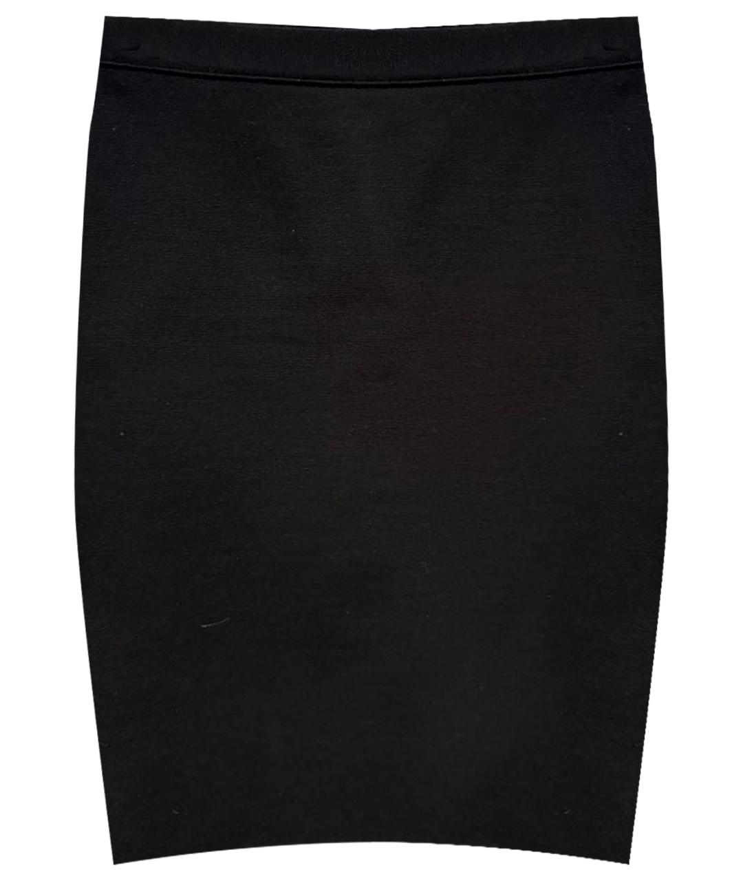 GIVENCHY Черная шерстяная юбка миди, фото 1