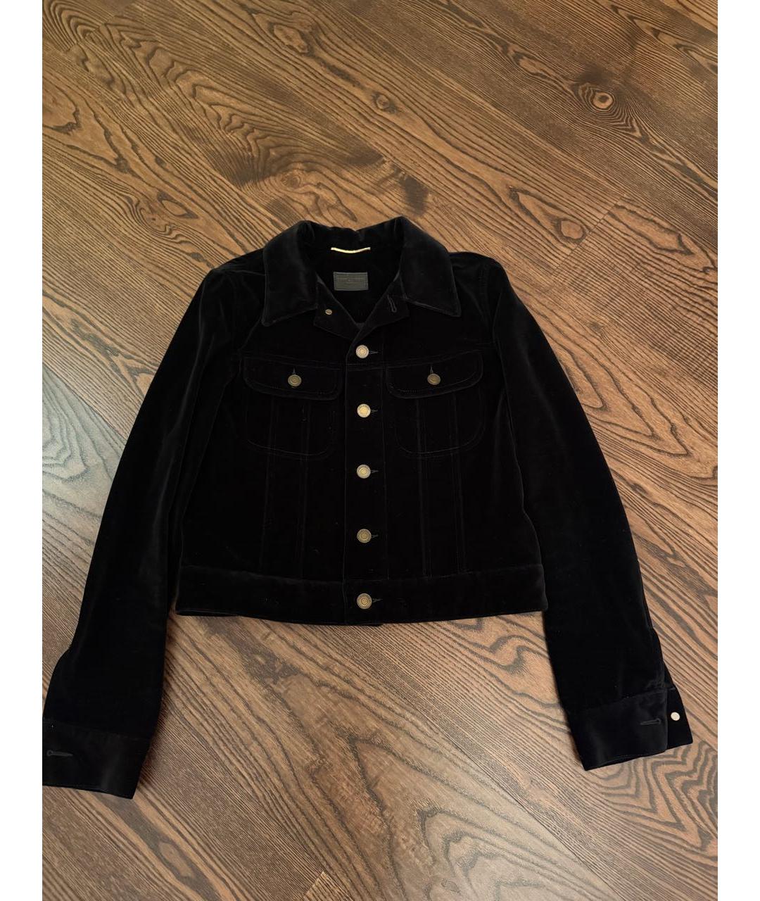 SAINT LAURENT Черная куртка, фото 9