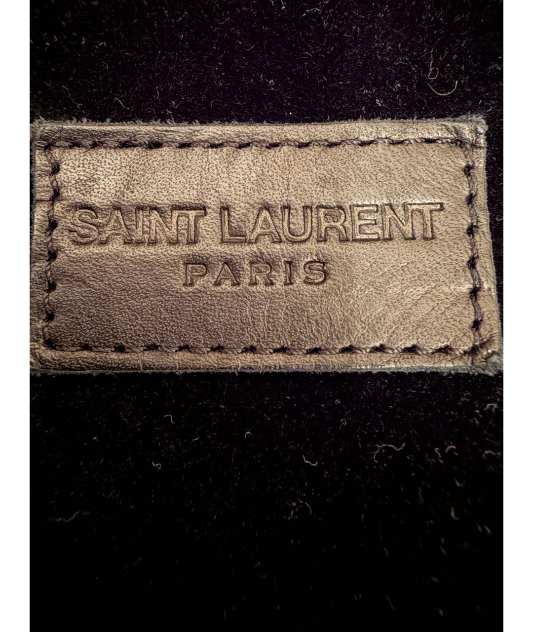 SAINT LAURENT Черная куртка, фото 5
