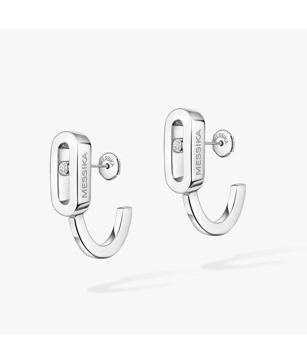 MESSIKA Серебряные серьги из белого золота, фото 3