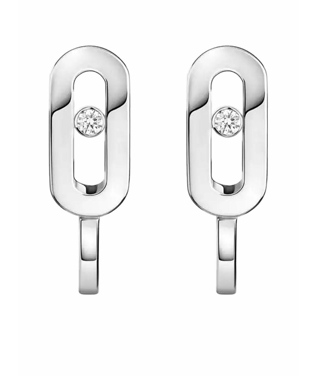 MESSIKA Серебряные серьги из белого золота, фото 1