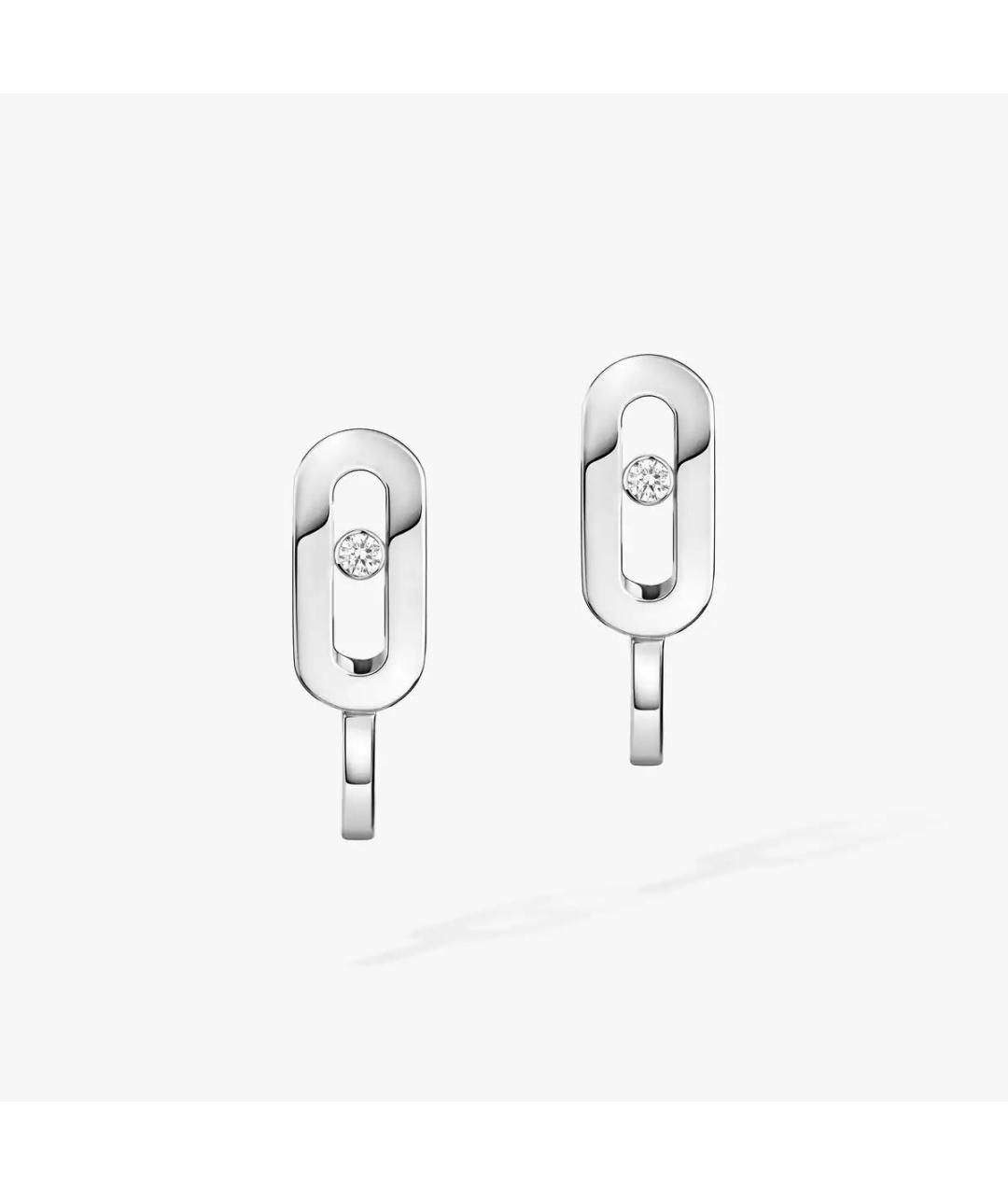 MESSIKA Серебряные серьги из белого золота, фото 5