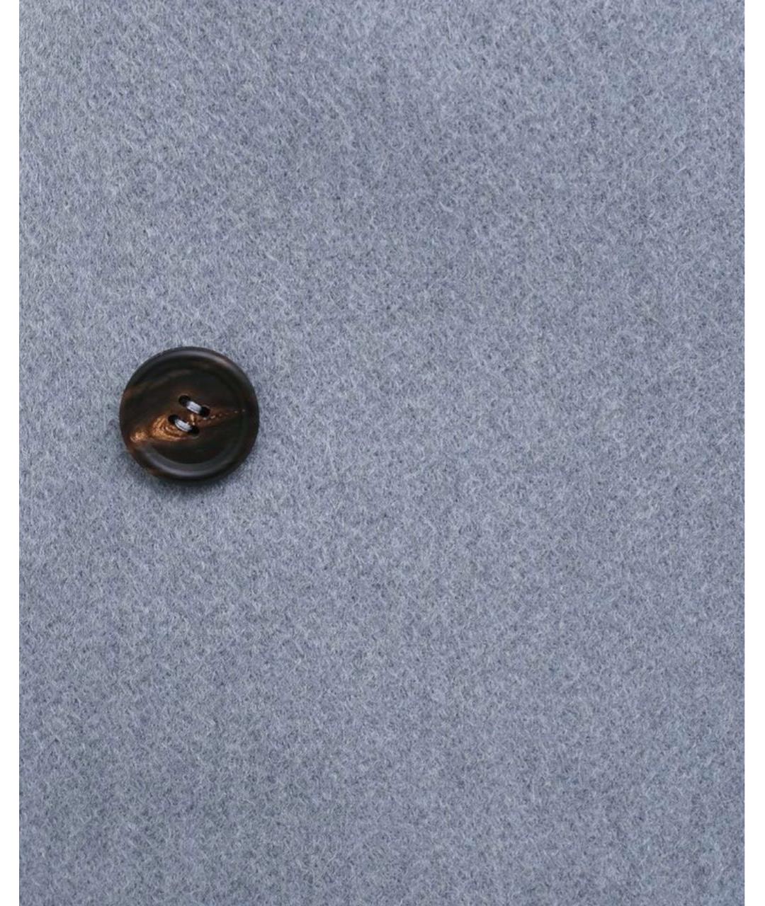 BRUNELLO CUCINELLI Голубое кашемировое пальто, фото 6