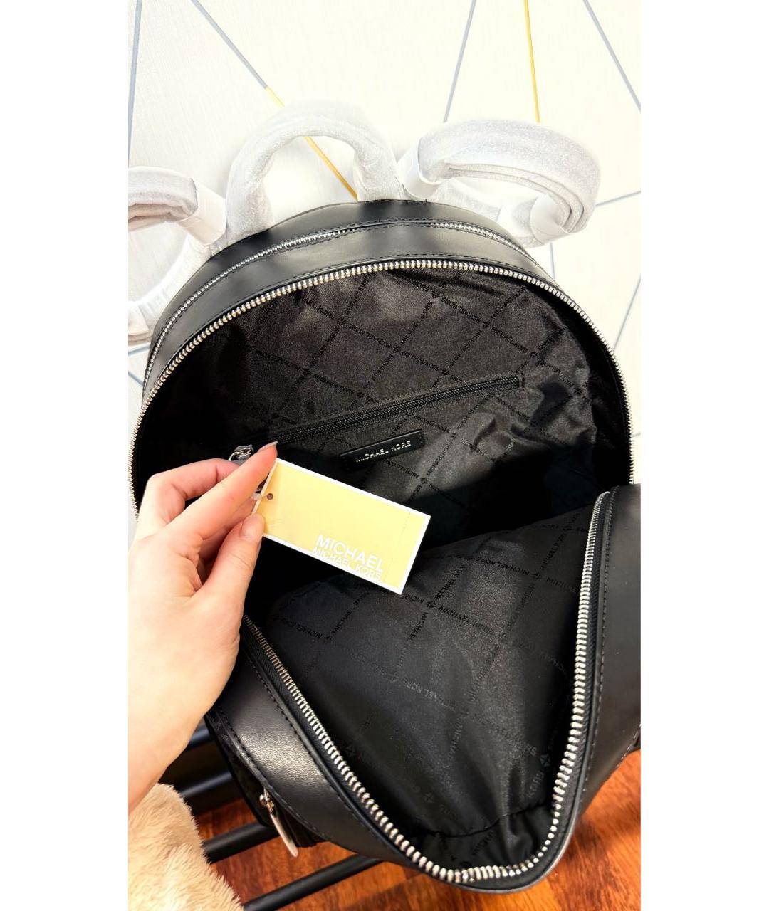 MICHAEL KORS Черный рюкзак, фото 4