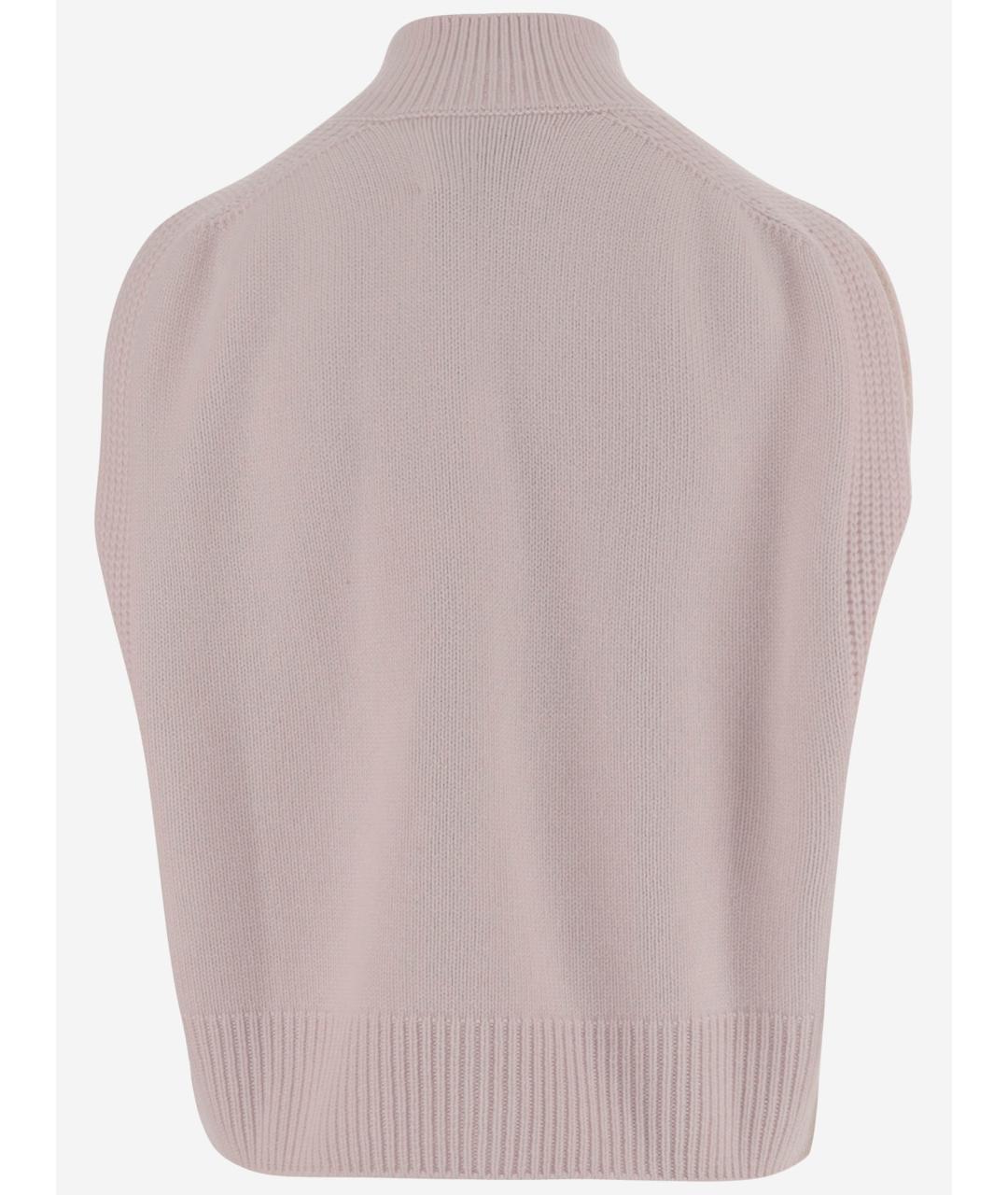 Sa Su Phi Розовая кашемировая жилетка, фото 2