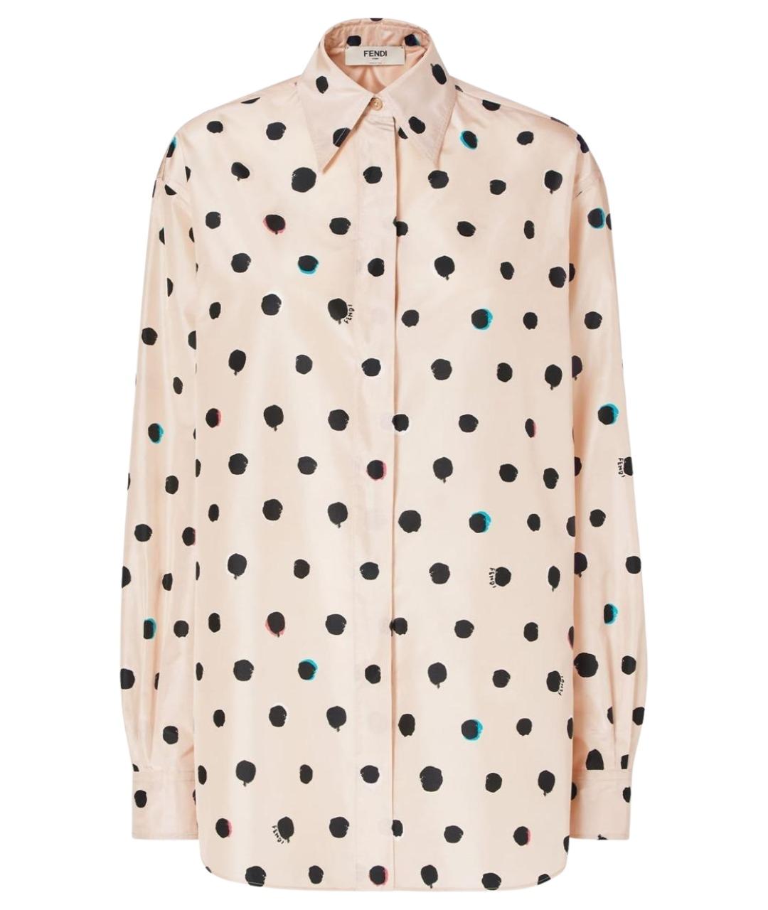 FENDI Мульти шелковая рубашка, фото 1