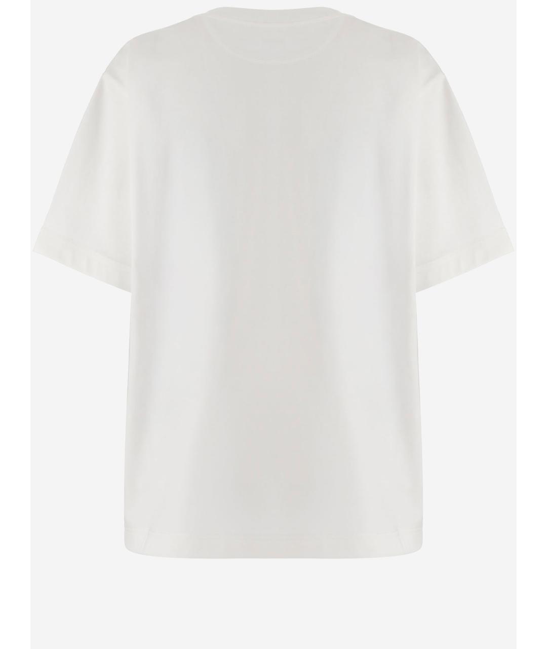 Carven Белая хлопковая футболка, фото 2