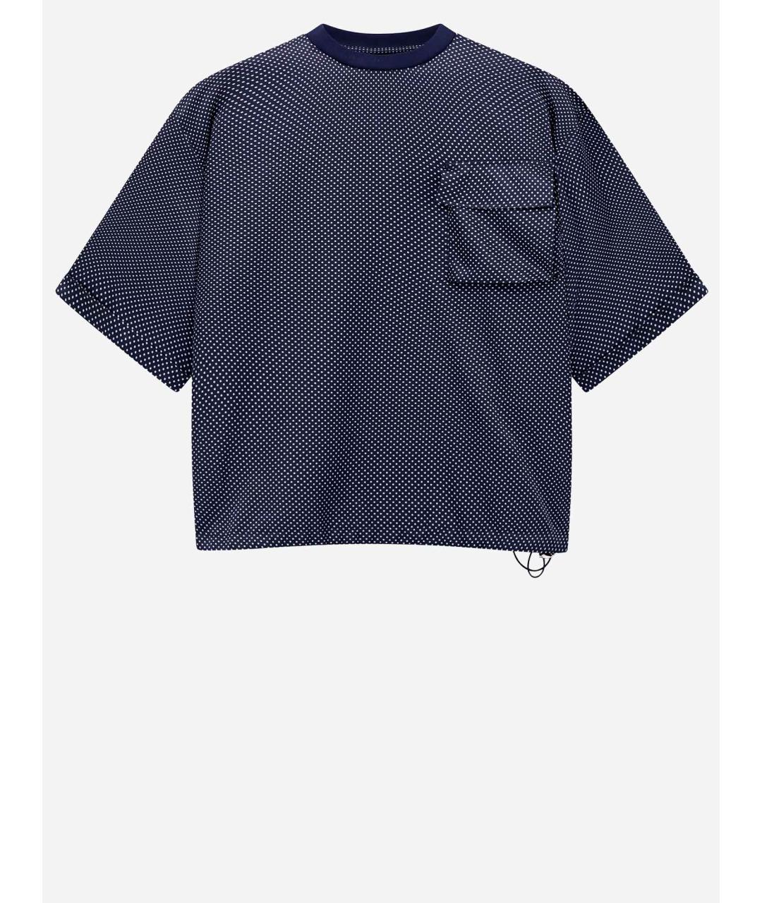 GIORGIO ARMANI Синяя футболка, фото 4