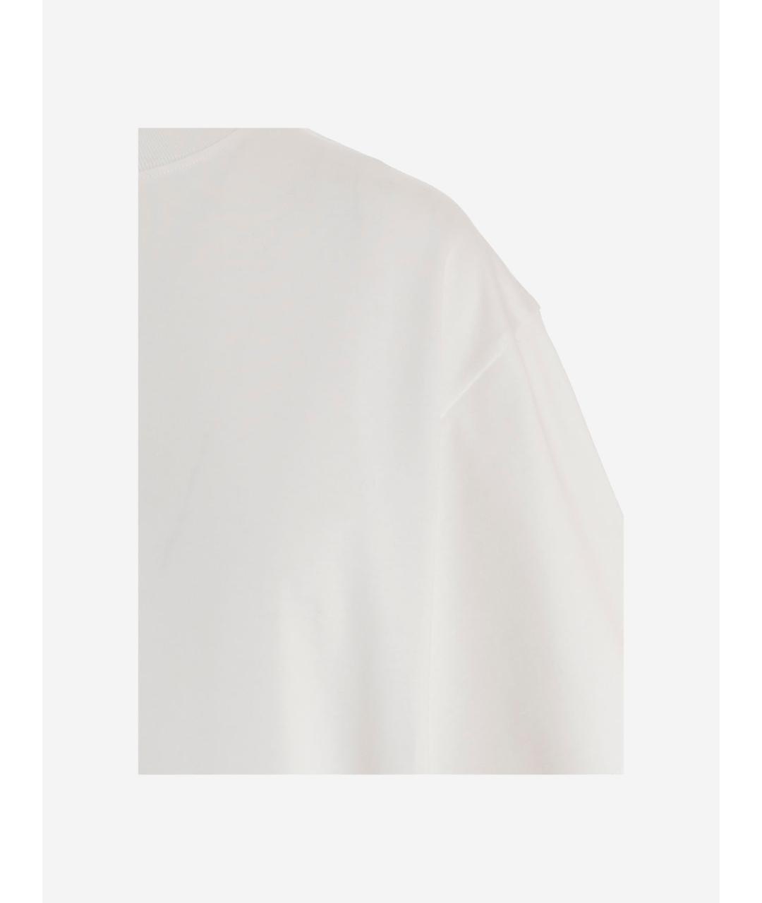 Carven Белая хлопковая футболка, фото 3