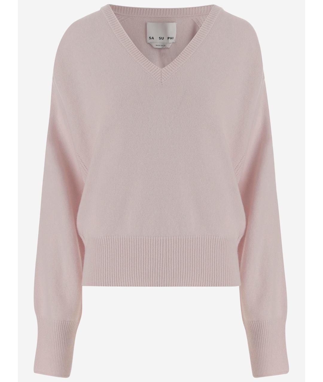 Sa Su Phi Розовый кашемировый джемпер / свитер, фото 4