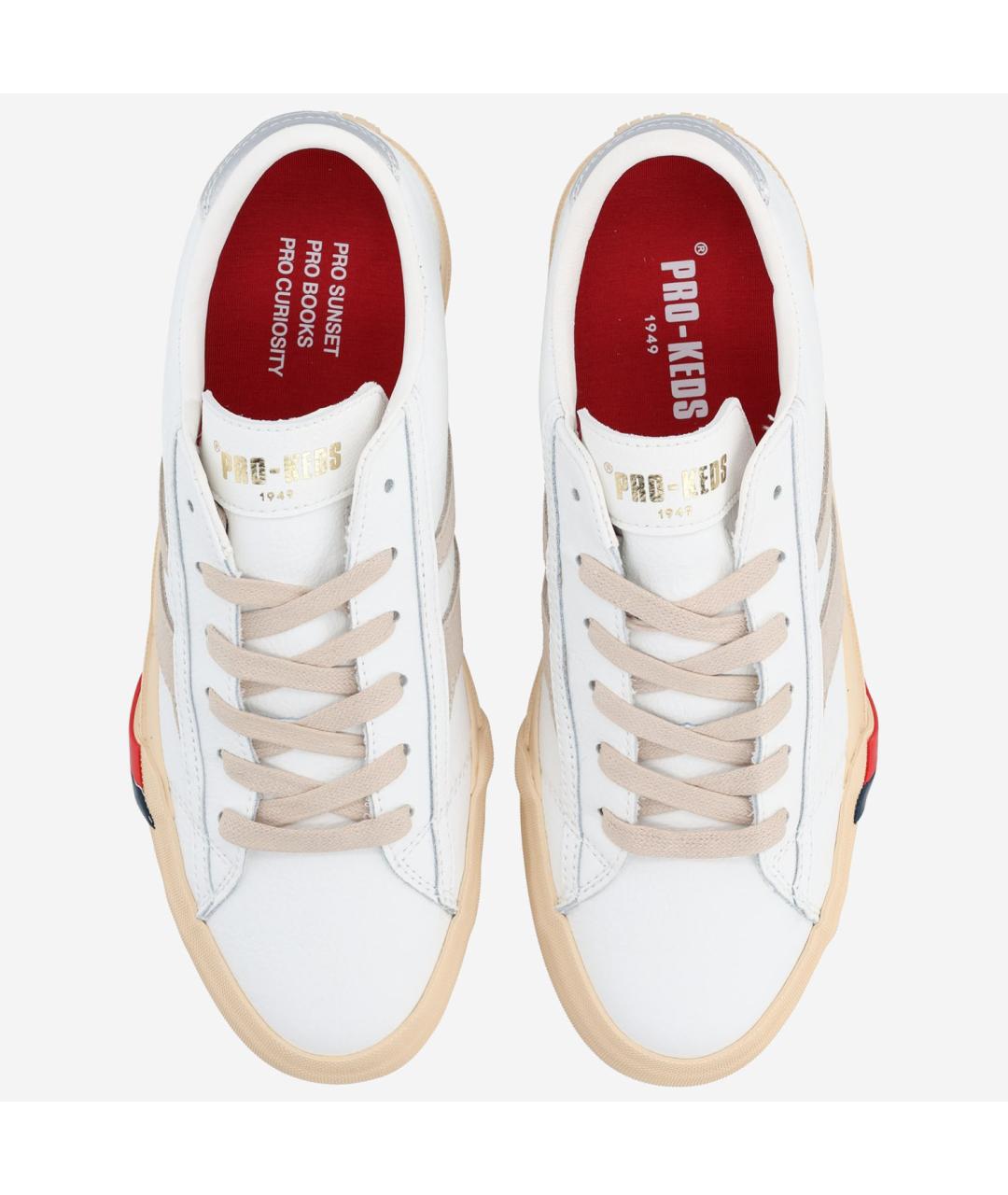 PRO-KEDS Белые кожаные кроссовки, фото 2