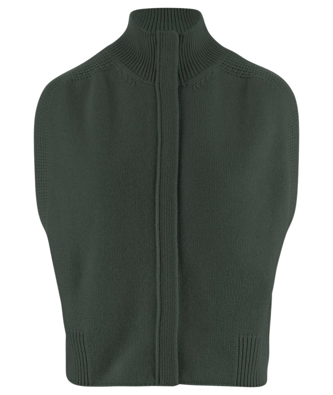Sa Su Phi Зеленая кашемировая жилетка, фото 1