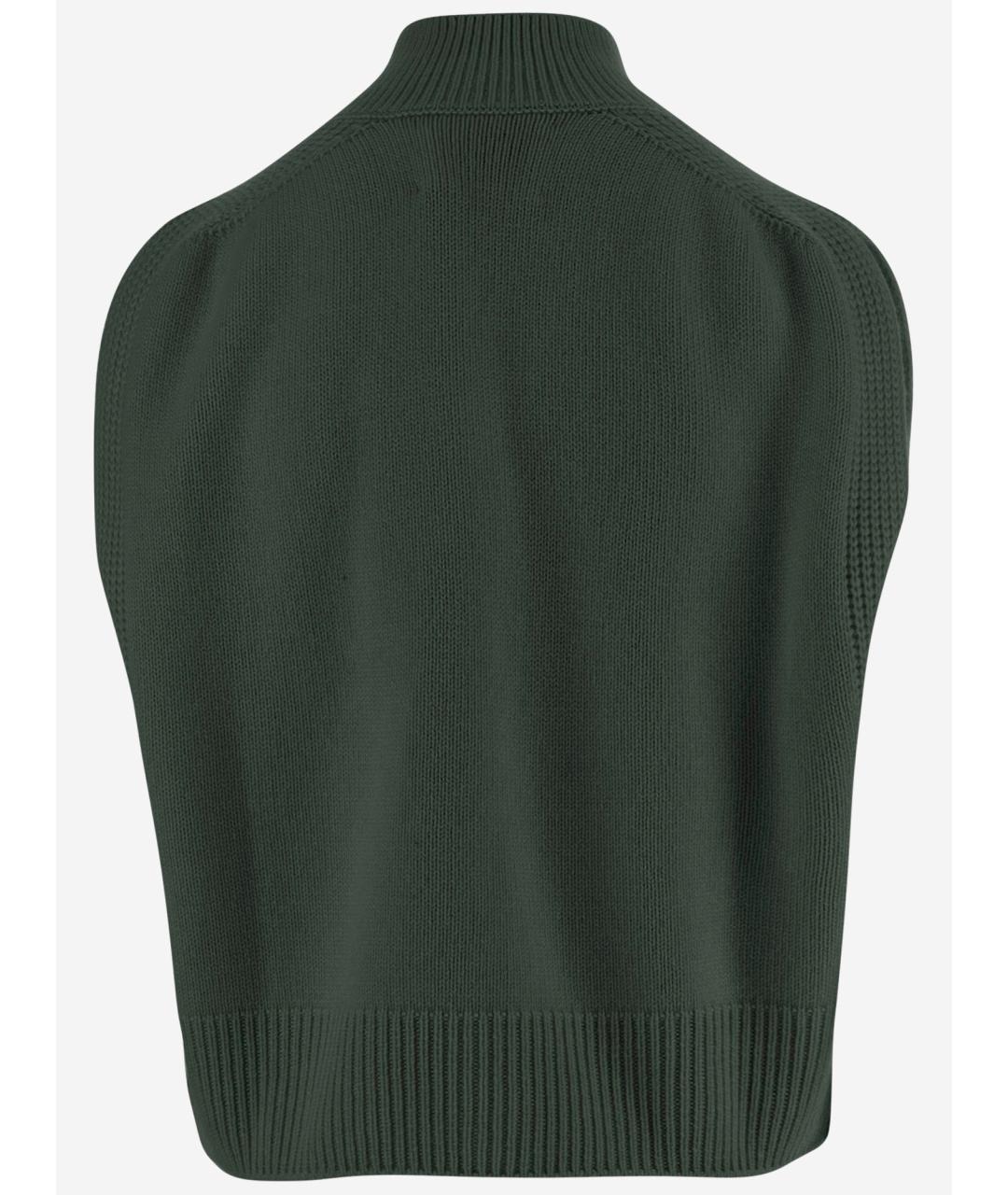 Sa Su Phi Зеленая кашемировая жилетка, фото 2