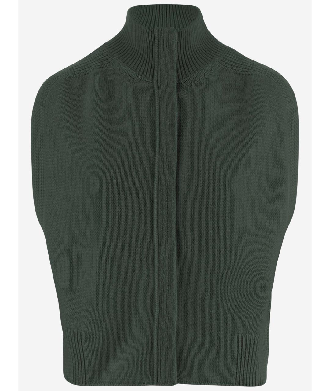 Sa Su Phi Зеленая кашемировая жилетка, фото 4