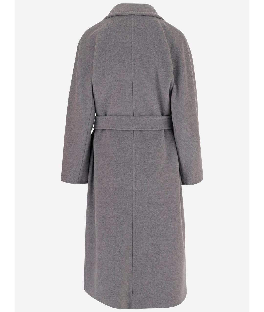 MAX MARA Серое шерстяное пальто, фото 2