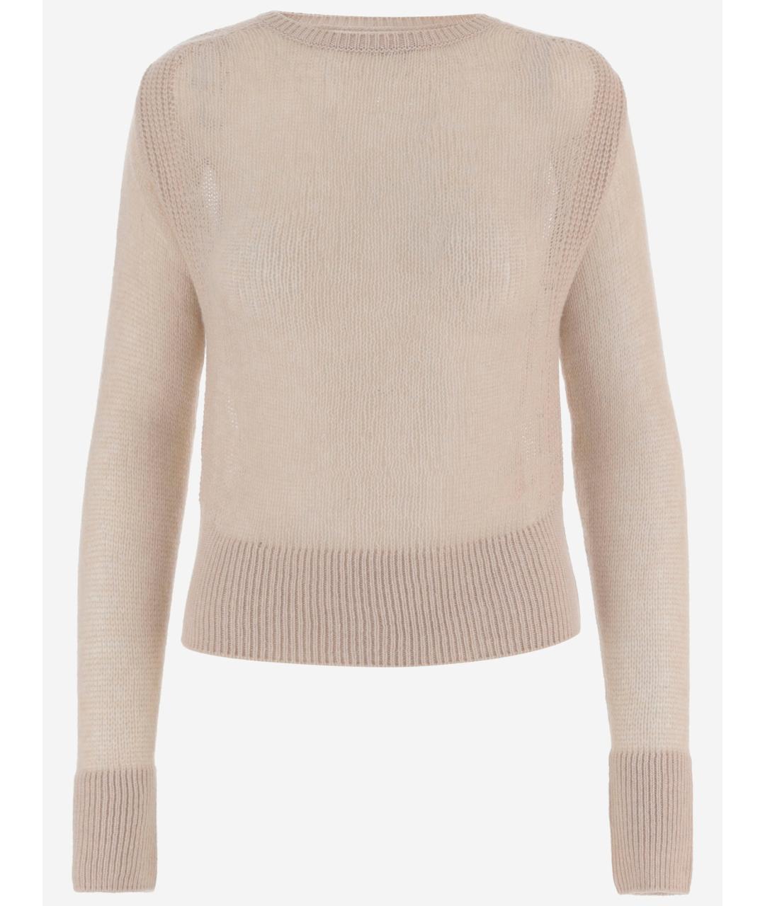 Sa Su Phi Бежевый кашемировый джемпер / свитер, фото 4